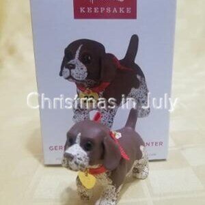 Hallmark 2022 German Shorthaired Pointer Puppy Love series Christmas Ornament
